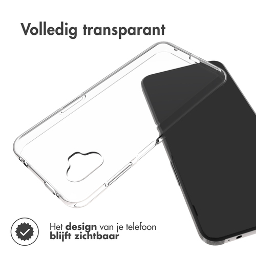 Accezz Clear Backcover Samsung Galaxy Xcover 6 Pro - Transparant, afbeelding 2