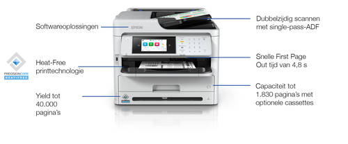 Epson WorkForce Pro WF-M5899DWF - Multifunctionele printer, afbeelding 2
