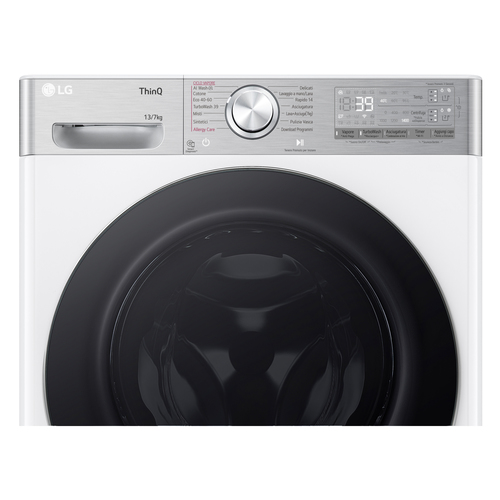 LG D4R9513TPWC washer dryer Freestanding Front-load Silver, White – image 6