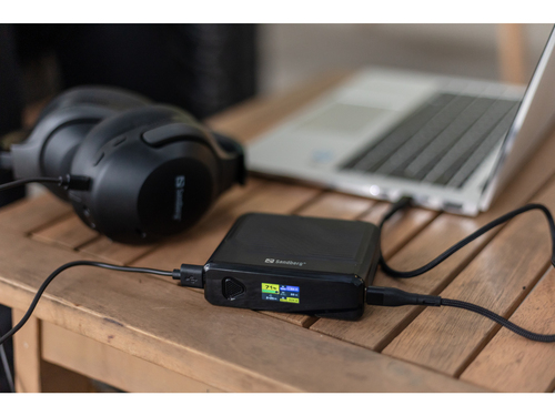 Sandberg 421-25 powerbank Lithium-Polymeer (LiPo) 20000 mAh Draadloos opladen Zwart, afbeelding 6