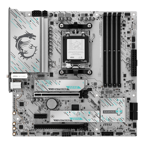 Msi B850M Gaming Plus Wifi micro Atx Amd Socket AM5 Motherboard - image 2