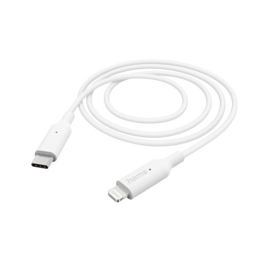 Hama 00201598 кабель с разъемами Lightning 1 m Белый