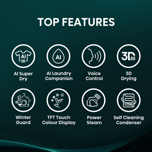 Hisense Tumble dryer DH7I108BBAB1 RAL9005 – image 4
