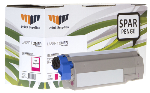 MM Magenta Laser Toner - OKI 43865722 - For OKI C 5850 / 5950 / MC 560 – image 1