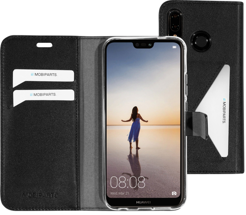 Mobiparts Classic Wallet Case Huawei P20 Lite Black – image 1