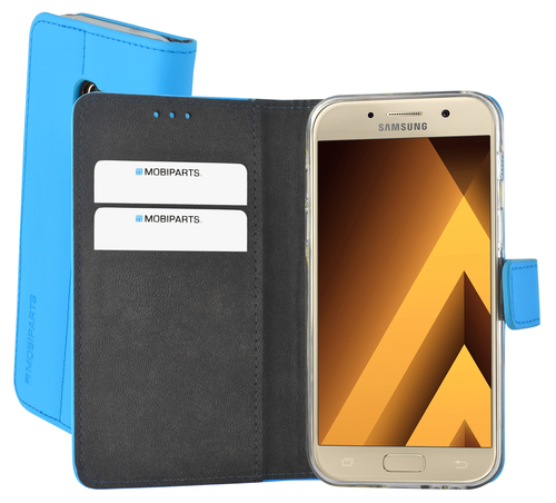 Mobiparts Premium Wallet TPU Case Samsung Galaxy A3 (2017) Light Blue