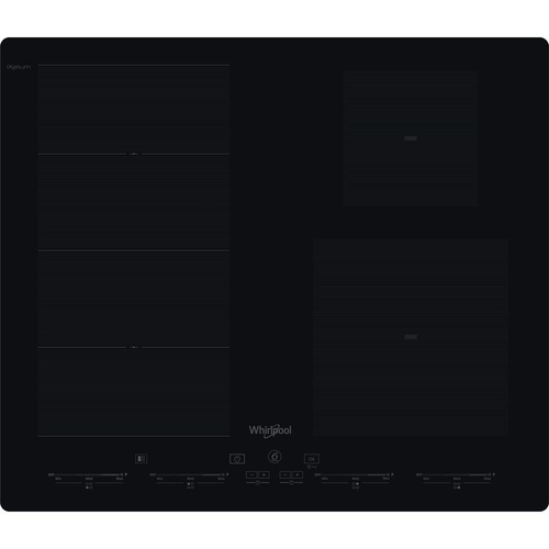 Whirlpool SMC 604 F/NE/IXL Черный Встроенный 59 cm Плита с зонами индукции 4 зона(ы)