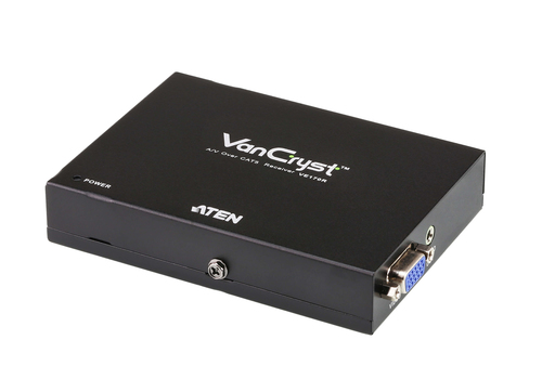 ATEN VE170R-AT-U AV extender AV receiver Black