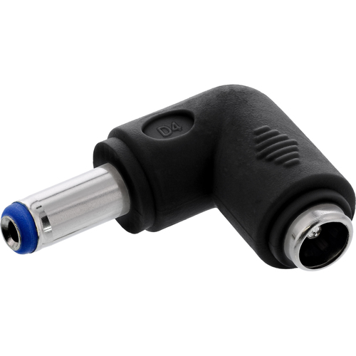 Product image: InLine DC Adapter, 5.5x2.1mm DC plug male/female angled