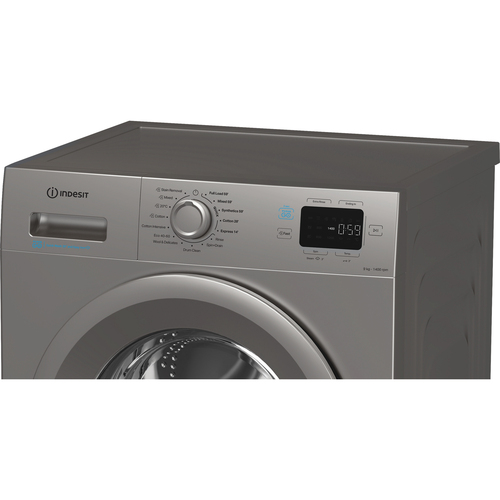 Indesit IP946SPUSHGO 9kg 1400 Spin Washing Machine in Silver A Rated A - image 7