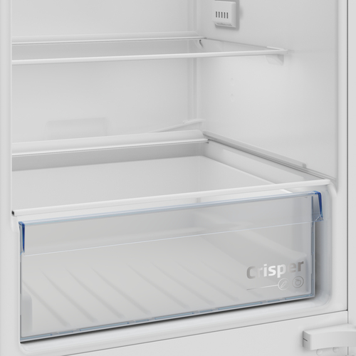 Beko BCSM450 178cm 50/50 Integrated Fridge Freezer with Sliding Door Hinge - White - E Rated, White - image 3