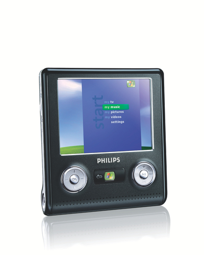 Philips PMC7230/17 MP3-/MP4-mängija 30 GB Must, Hõbe