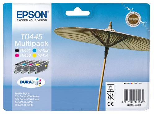 Epson Parasol Multipack 4-colours T0445 DURABrite Ink