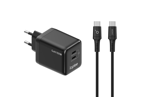 IOPLEE 8055776236353 mobile device charger Smartphone, Tablet, Laptop Black AC Fast charging Indoor – image 5