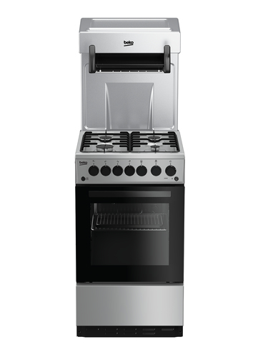 Beko KA53NES cooker Gas Silver