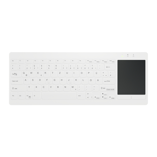 Contour Design Active Key Contour QuickClean Medical Keyboard IP68 Touchpad Mini Wired White DE C4412 – image 1