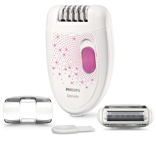 Philips Satinelle Essential BRE201/00 epilator Pink, White