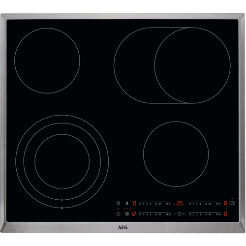 AEG HKA6507RAD Черный Встроенный 57.6 cm Керамический 4 зона(ы)