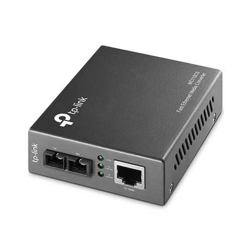 Product image: TP-Link Omada MC110CS network media converter 100 Mbit/s 1310 nm Single-mode Black