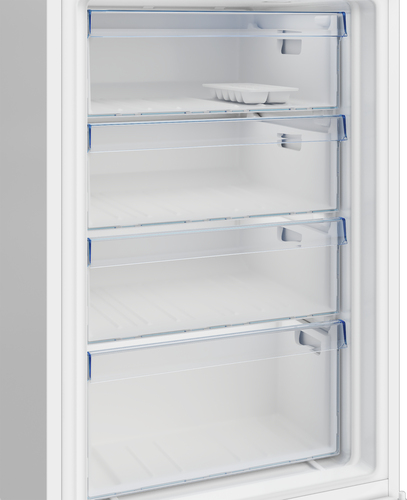 Beko BCSM450 178cm 50/50 Integrated Fridge Freezer with Sliding Door Hinge - White - E Rated, White - image 6