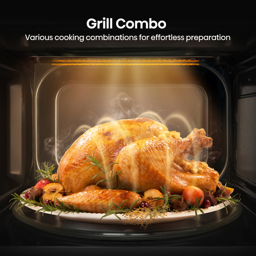 Hisense H20MOMSS4HGUK Silver Combination microwave Countertop – image 4