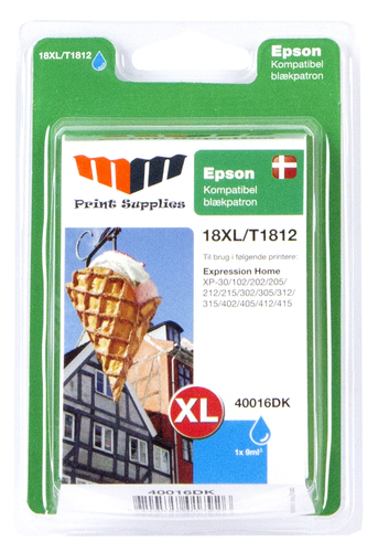 MM Cyan Inkjet Cartridge - Replaces Epson No.18XL