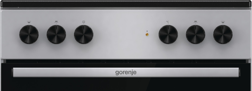 Gorenje GEC6A41SC cooker Freestanding cooker Electric Ceramic hob Silver – image 2