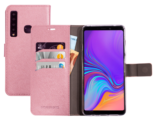 Mobiparts Saffiano Wallet Case Samsung Galaxy A9 (2018) Pink