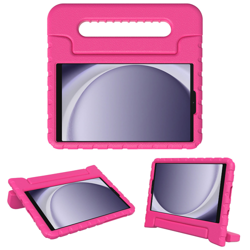 Accezz Kidsproof Backcover met handvat Samsung Galaxy Tab A9 Tablethoesje Roze