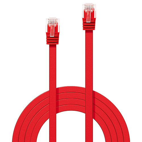 LINDY 47513 RJ45 Netwerkkabel, patchkabel CAT 6 U/UTP 3.00 m Rood 1 stuk(s) – Foto 4 van 4