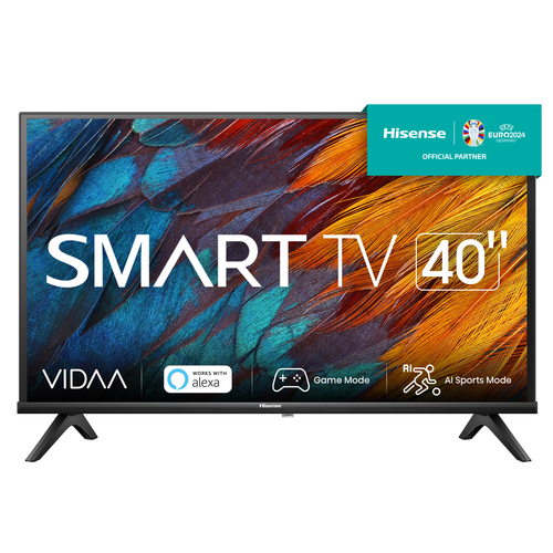 Hisense 40A4K 101,6 cm (40") Full HD Smart TV Wi-Fi Черный 200 cd/m²
