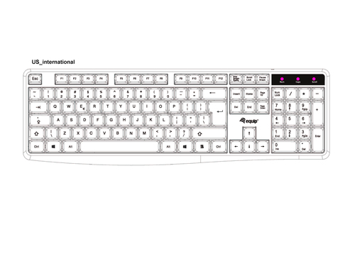 Equip 245215 - USB toetsenbord, afbeelding 5