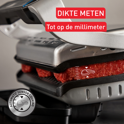 Tefal OptiGrill+ GC717D Rvs – Photo 4 sur 10
