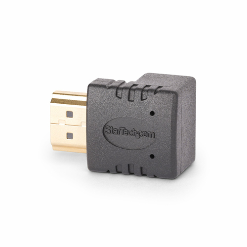 StarTech.com Down Angle HDMI 2.0 Adapter, 90-Degree HDMI Port Saver, MF - High Speed, afbeelding 3