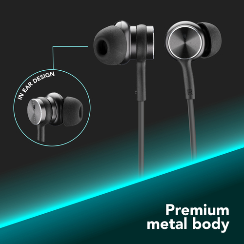Cellularline VIPER – USB-C In-Ear Earphones with ANC (Black) – image 7