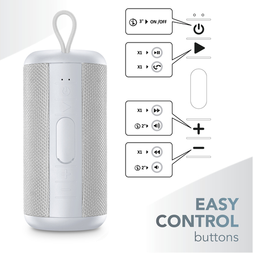 Music Sound BLUETOOTH SPEAKER MS VERTICAL WHITE – image 5