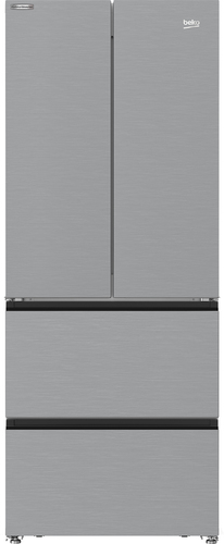 Beko GNE490IR3VPS Freestanding American Style Fridge Freeze with HarvestFresh™