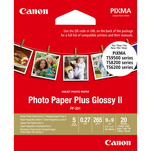 Papel Foto Pp-201 2311B070 9X9 20 Hojas