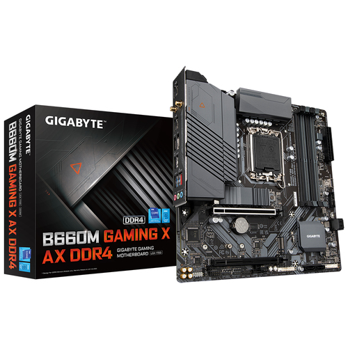 GIGABYTE B660M GAMING X AX DDR4 Intel B660 LGA 1700 Микро ATX