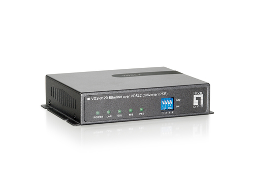 LevelOne Ethernet over VDSL2 Converter, 1 PoE Output – image 5