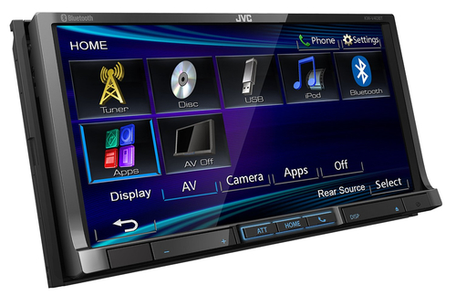 JVC KW-V40BTE car media receiver Black