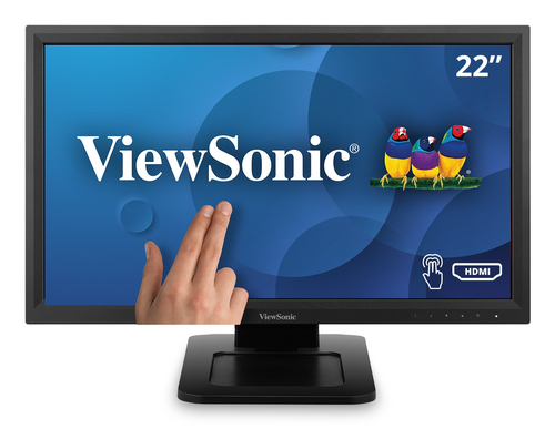 22IN SINGLE POINT RESISTIVE TOUCH MONITOR WITH USB, HDMI, DVI AND VGA, 1920 X 10