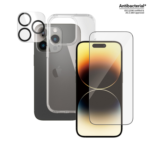 PanzerGlass ® 3-in-1 Bundle iPhone 14 Pro Прозрачная защитная пленка Apple 1 шт