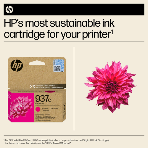 HP 937E EvoMore Original Ink Cartridge High Yield Magenta 4S6W7NE - image 7