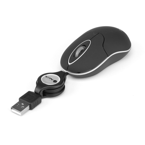 NGS SIN ratón Viajes Ambidextro USB tipo A Óptico 1000 DPI