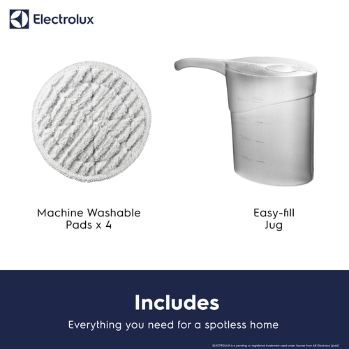 Electrolux FLR00211ELGRY Spin Steam Mop - Grey, Silver/Grey - image 6