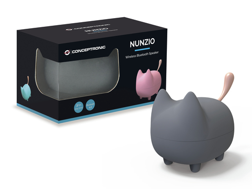 Conceptronic NUNZIO Wireless Bluetooth Speaker, grey – image 2