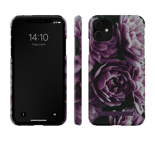 iDeal of Sweden Printed Case iPhone 11/XR Deep Purple Bloom – image 2
