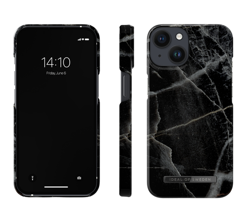 iDeal of Sweden Printed Case MagSafe iPhone 13 / 14 / 16e Black Thunder Marble – image 4