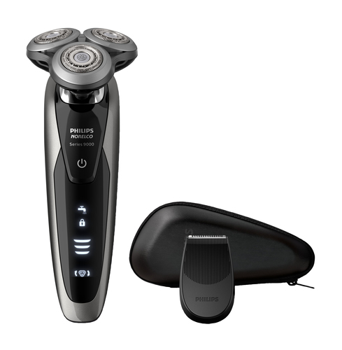 Philips SHAVER Series 9000 S9161/83 men's shaver Rotation shaver Trimmer Black, Grey – image 1